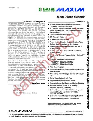 DS17285S-3+T&R datasheet  